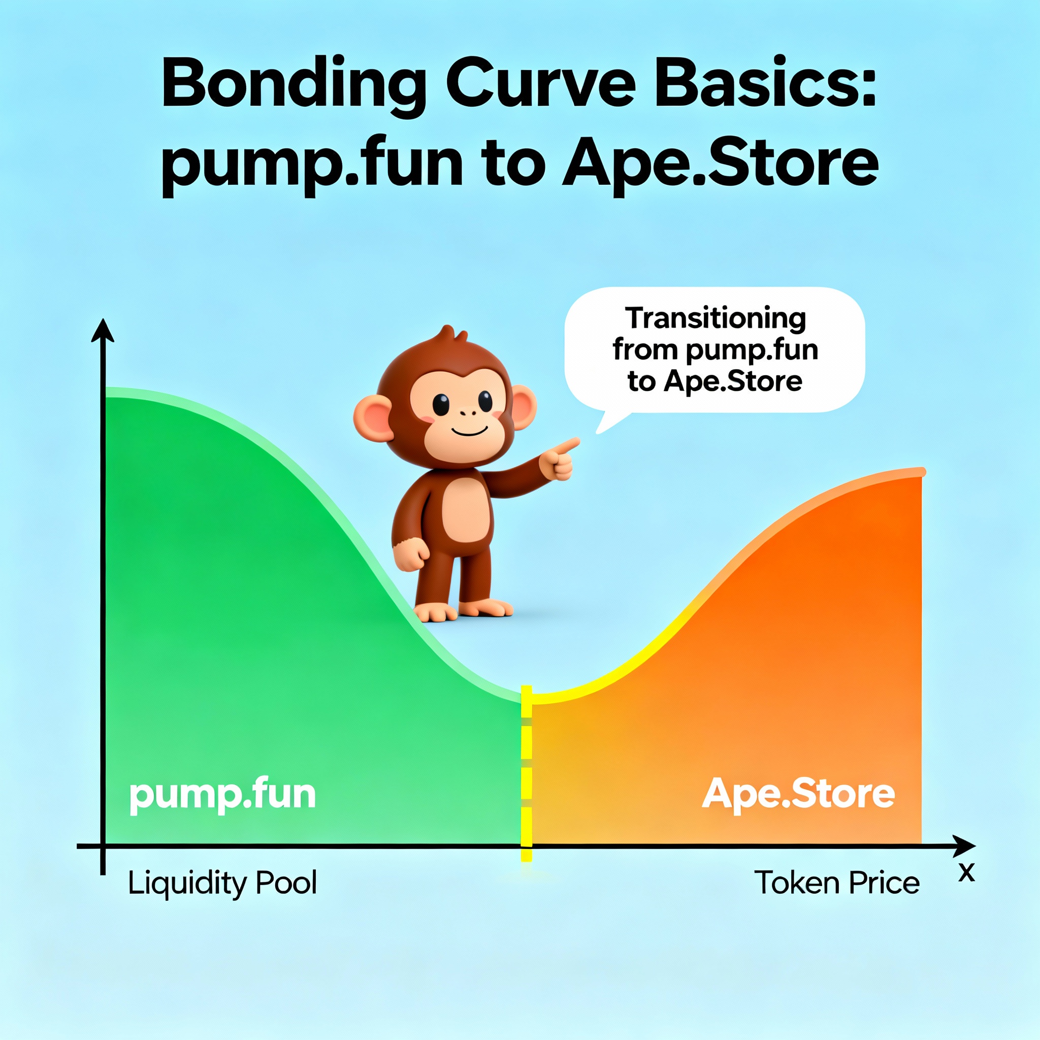 Bonding Curves for Beginners: From pump.fun to Ape.Store