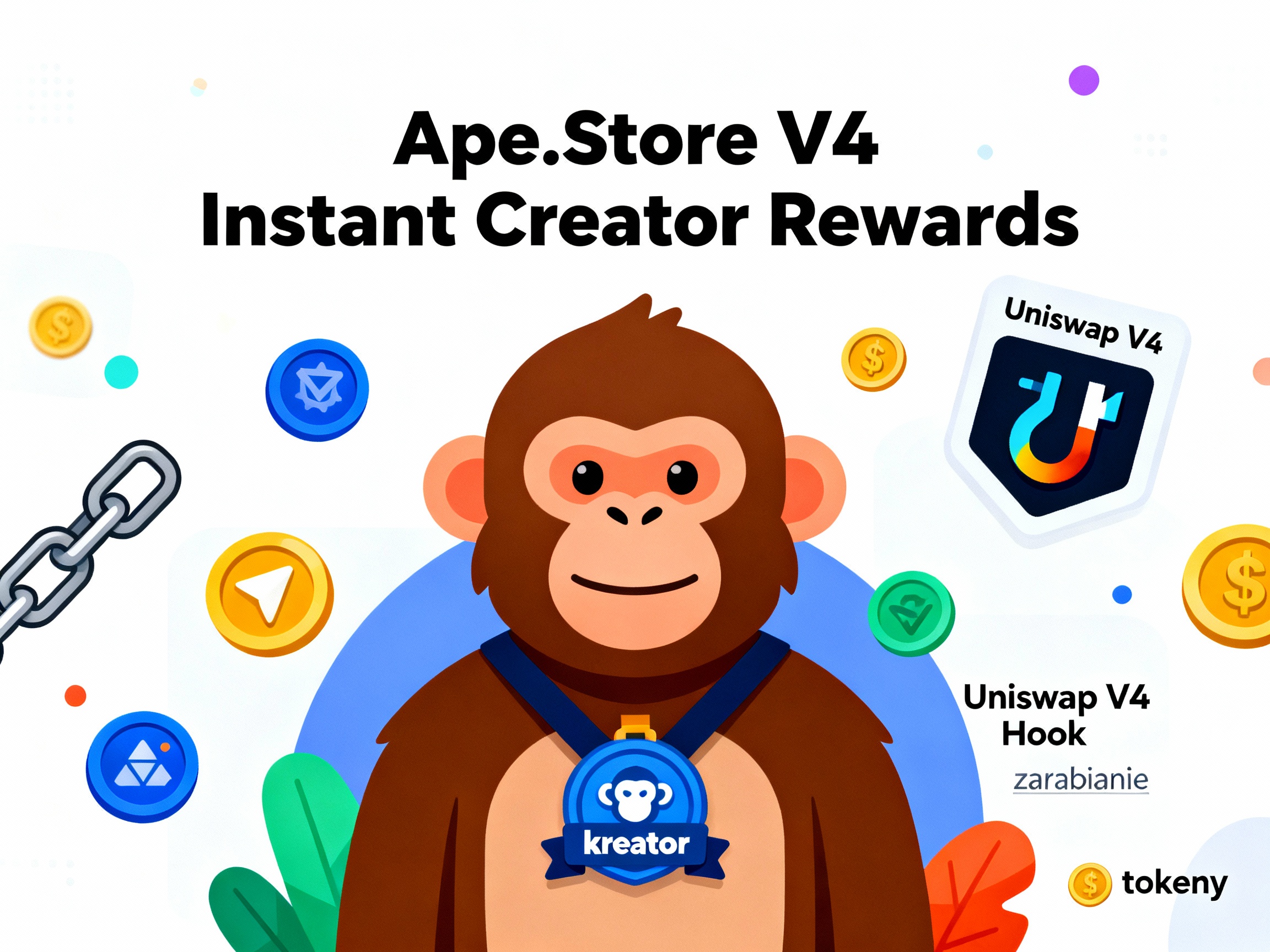 Ape.Store V4 “Instant Creator Rewards” Explained: Complete Guide to Uniswap V4 Hook-Based Earnings