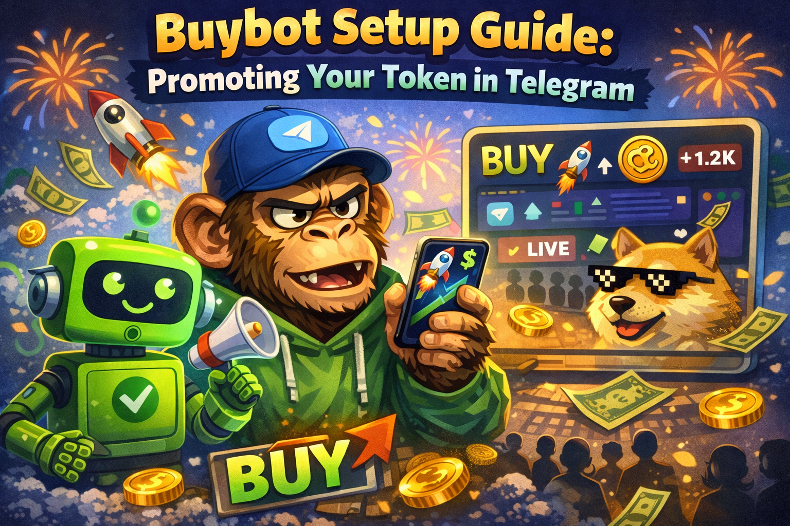 Buybot Setup Guide: Promoting Your Token in Telegram—Complete Step-by-Step Instructions for Ape.Store Creators