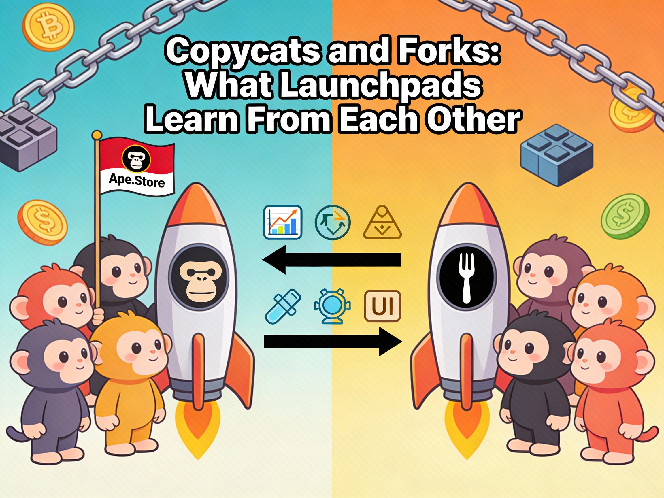 Copycats and Forks: What Launchpads Learn From Each Other—And Why Ape.Store’s Model Cannot Be Cloned
